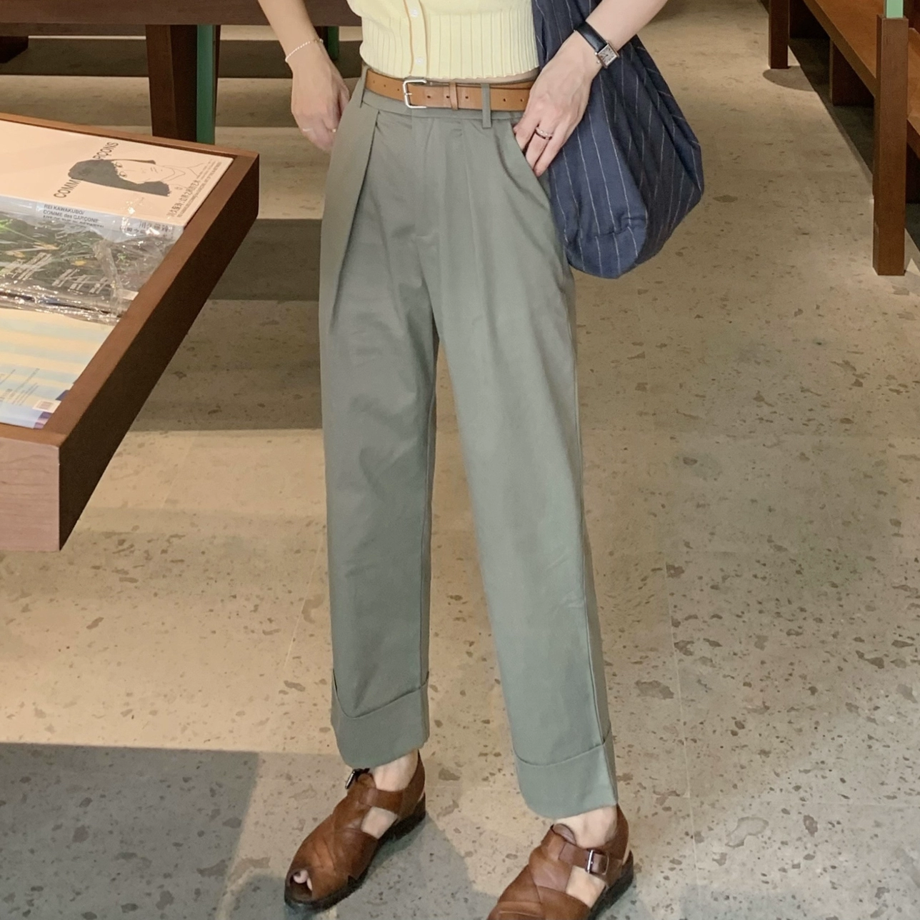 Pantalones casuales de trabajo:圖片 2